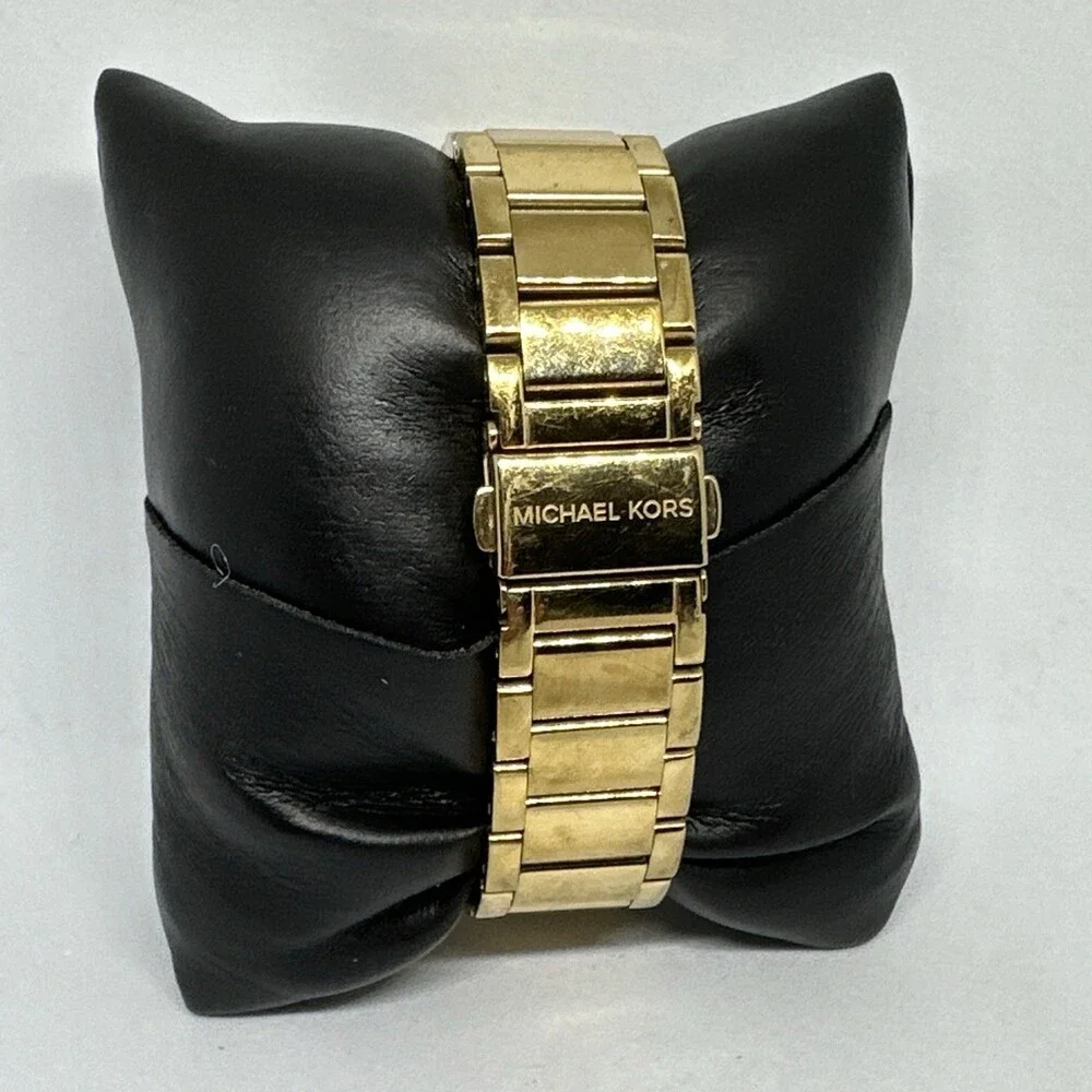 Michael Kors Parker MK5354 Women Gold Stainless Steel Analog Quartz Watch HME551